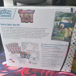 Pokemon Scarlet & Violet 151 Elite Trainer Box Snorlax English - Image 2