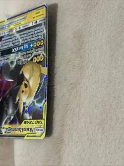 Pokemon Pikachu & Zekrom GX TCG Sun & Moon Team Up 33/181 Holo - Image 4