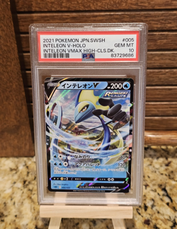 Pokemon Ss: Inteleon Vmax High-Class Deck Inteleon V 005/022 Holo V PSA 10 JP - Image 1