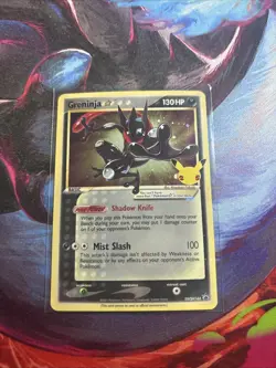 Greninja Gold Star Celebrations Promo SWSH144 Pokemon 2021 - Image 1