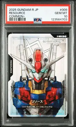 Gundam AERIAL PSA10 Trading Card 009 Common Plus GEM MT10 Gem Mint 10 Grade - Image 2