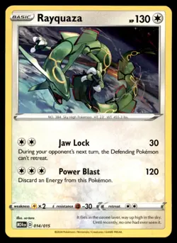 Rayquaza 014/015 Promo McDonald's Promos 2024 Lightly Played - Image 1