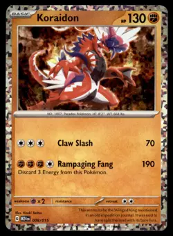 Koraidon 008/015 Holo Promo McDonald's Promos 2024 Holo Lightly Played - Image 1