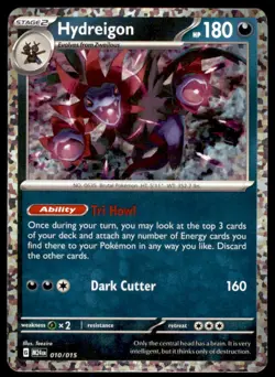 Hydreigon 010/015 Holo Promo McDonald's Promos 2024 Pokemon Holo Lightly Played - Image 1