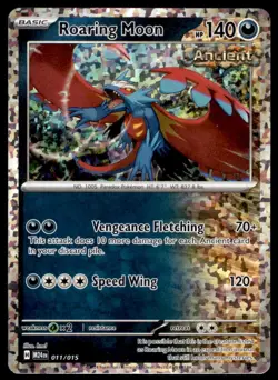 Roaring Moon 011/015 Holo Promo McDonald's Promos 2024 Pokemon Holo MP - Image 1