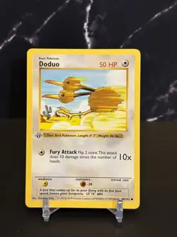 Pokemon Base Set Common Doduo 48/102 1st Edition Shadowless Grey Stamp LP - Image 1