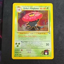 Pokemon Erika's Vileplume 5/132 Gym Heroes Holo Rare NM - Image 1