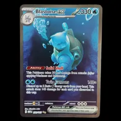 Blastoise EX 200/165 Scarlet & Violet 151 2023 Pokemon - Image 1