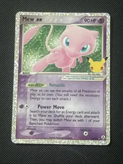 Mew ex Holo Card Celebrations Anniversary Edition 88/92 Pokemon TCG - Image 1
