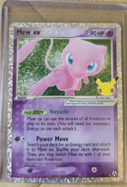 Mew ex 88/92 Holo - Celebrations 25th Anniversary Pokemon Card - Image 1