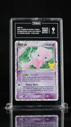 2021 Pokemon SWSH Celebrations 88/92 Mew EX Legend Maker UR TAG 9 (939) - Image 1