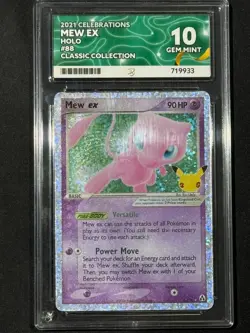 Pokemon Mew EX 88/92 25th Celebrations Classic Collection Gem Mint Ace 10 - Image 1