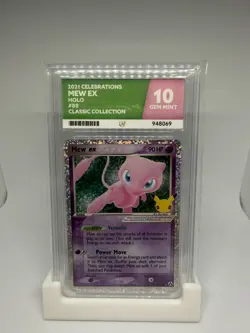 Mew EX HOLO 88/92 Pokemon 2021 Celebrations ACE 10 GEM MINT 💎 - Image 1