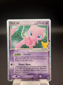 Mew EX 88/92 Celebrations Near Mint English Pokemon Card - Image 1