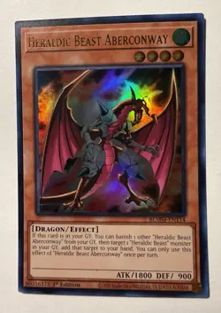 Heraldic Beast Aberconway - BLMM-EN114 - Ultra Rare - 1st Edition - Yugioh - Image 1