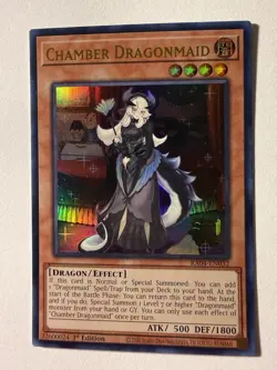 Chamber Dragonmaid - RA04-EN032 - Ultra Rare - 1st Edition - Near Mint Yugioh - Image 1