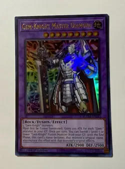 1x Gem-Knight Master Diamond 1st Edition Ultra Rare BLMM-EN143 Yu-Gi-Oh! - Image 1