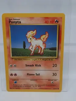 PONYTA - Base Set - 60/102 - Common - Pokemon Card - LP - Image 1