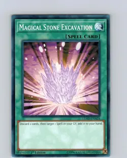 Yu-Gi-Oh TCG Magical Stone Excavation LEHD-ENA24 1st Ed Common NM - Image 1