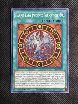 YuGiOh! - Harpie Lady Phoenix Formation LDS2-EN084 Common 1st Edition Near Mint - Image 1