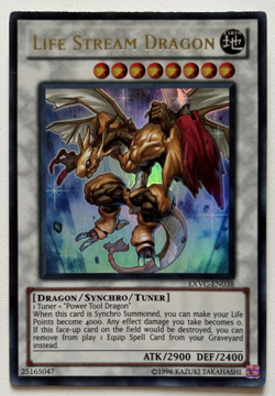 YuGiOh Life Stream Dragon EXVC-EN038 Ultra Rare - Image 1