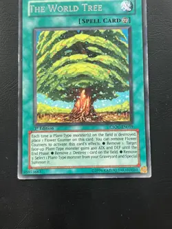 YUGIOH THE WORLD TREE RARE CSOC-EN059 1ST EDITION - Image 4