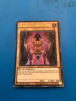 YUGIOH Ultra Rare Sunseed Genius Loci GFTP-EN014 1st Edition - Image 1