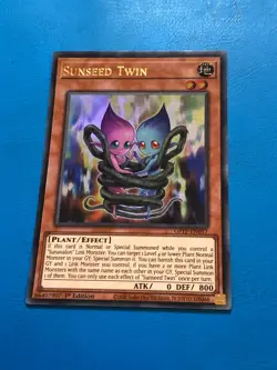 YUGIOH Ultra Rare Sunseed Twin GFTP-EN017 1st Edition - Image 1