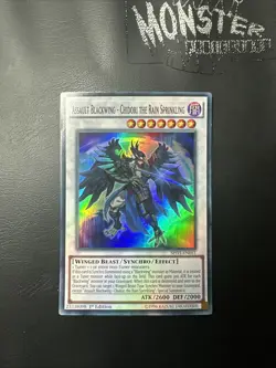 YUGIOH ASSAULT BLACKWING - CHIDORI THE RAIN SPRINKLING SUPER RARE SHVI-EN051 1ST - Image 1