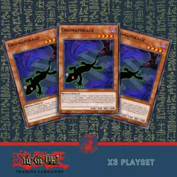 Onomatokage x3 - DOOD-EN007 - Common - Playset - YuGiOh - Image 1
