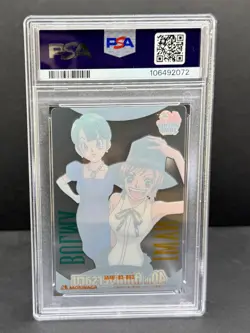 Nami Bulma 2008 Morinaga 40th Jump One Piece DBZ PSA 10 Gem Japanese Wafer Card - Image 4