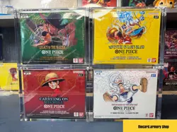 4 Pack ONE PIECE Booster Box Acrylic Display Case Magnetic Lid UV Protection USA - Image 1