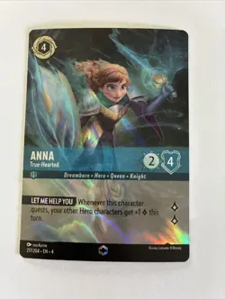 Anna True-Hearted Enchanted Disney Lorcana Pack Fresh Into Protection - Image 1