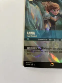Anna True-Hearted Enchanted Disney Lorcana Pack Fresh Into Protection - Image 4