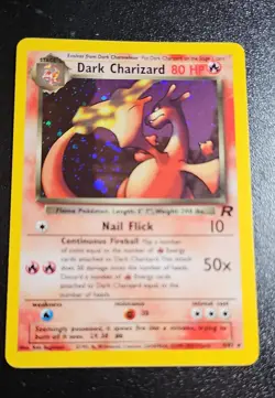 Dark Charizard 4/82 Team Rocket Holo Unplayed - Image 1