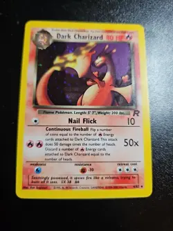 Dark Charizard 4/82 Team Rocket Holo Unplayed - Image 2