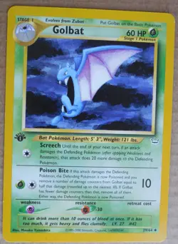 Golbat 29/64 Uncommon 1st Edition Non-Holo Neo Revelation Set NM - Image 1