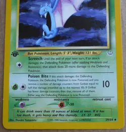 Golbat 29/64 Uncommon 1st Edition Non-Holo Neo Revelation Set NM - Image 3