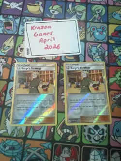 Lt. Surge’s Strategy 178/214 And 60/68 Reverse Holo! - Image 1