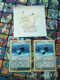 2x Capacious Bucket 156/192 Rebel Clash Reverse Holo! - Image 1