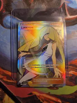 Lusamine Full Art Holo SM - 110/111 Crimson Invasion NM WOW LOOK FAST - Image 1