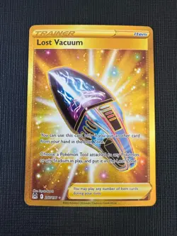Lost Vacuum 217/196 Lost Origin Gold Holo Secret Rare Pokemon Card English NM - Image 1