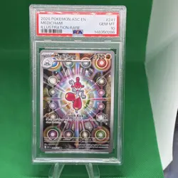 2026 POKEMON ASC EN-ASCENDED HEROES ILLUSTRATION RARE #241 MEDICHAM PSA 10 - Image 1