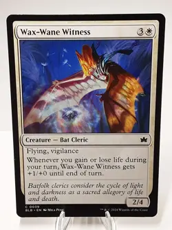 MTG - Bloomburrow - Wax-Wane Witness - #0039 - Playset x4 - Near Mint - Image 1