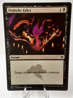 MTG - Masters 25 - Diabolic Edict - #085 - Lightly Played - Image 1