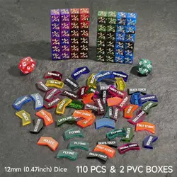 110 Dice Counter Token12MM MINI For Magic The Gathering MTG CCG Card Gaming DND - Image 2