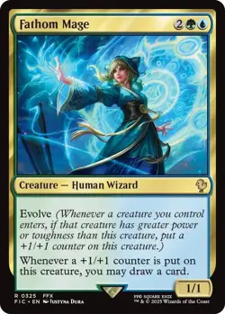 MTG Final Fantasy Commander - Fathom Mage - Image 1