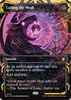 MTG - [SOA - 27 ] Culling the Weak - Secrets of Strixhaven: Mystical Archive - Image 1