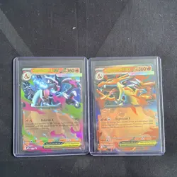 Mega Charizard Y ex 030 - X ex 029 - Mega Evolution Promo Pokemon TCG - NM - Image 1