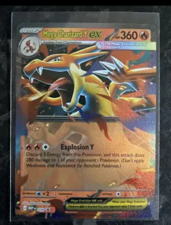 Mega Charizard Y ex 030 - Mega Evolution Promo Pokemon TCG - NM - Image 1